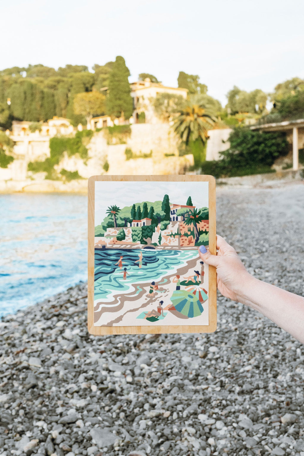 Riviera Romp | 8x10 paint-by-number kit