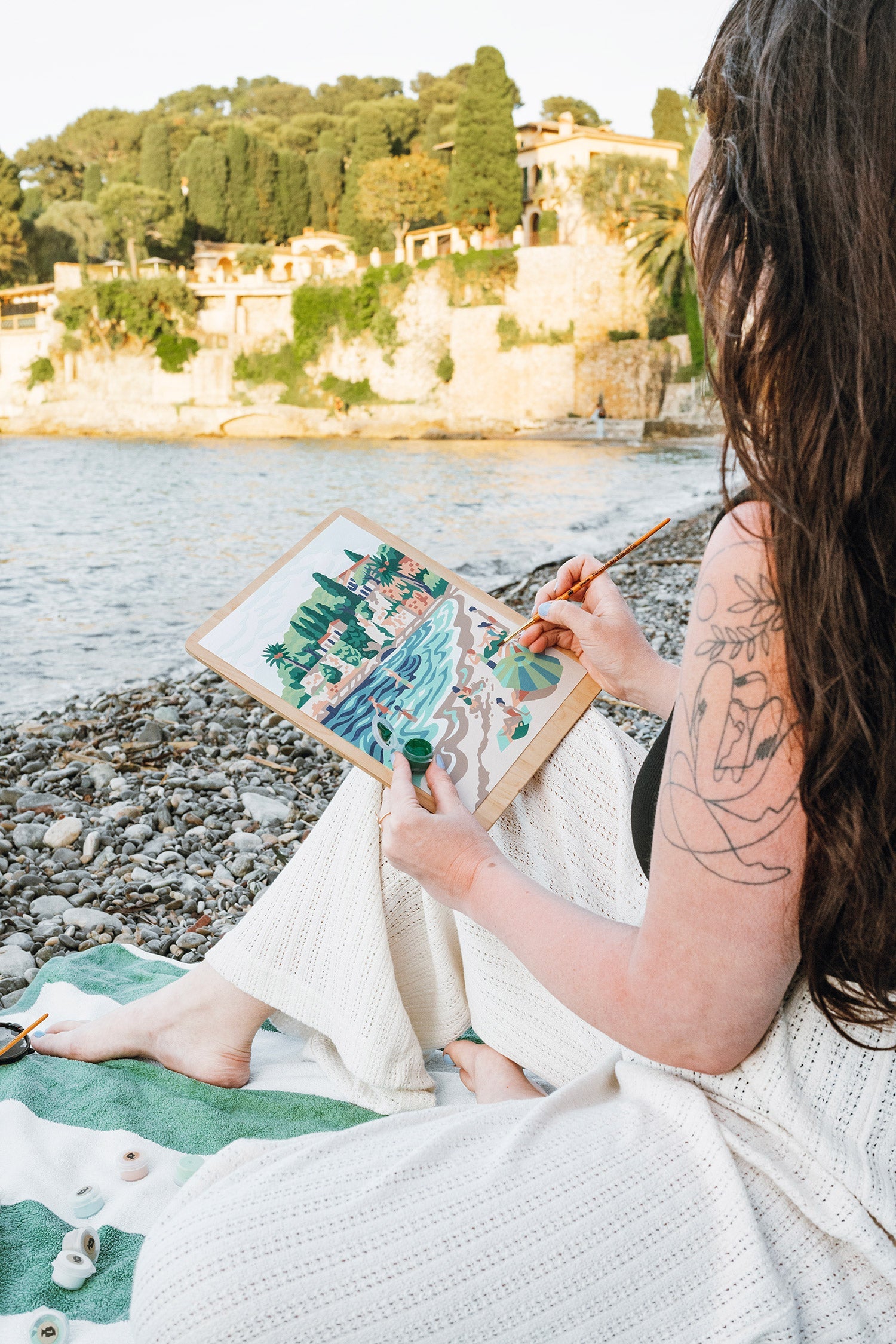 Riviera Romp | 8x10 paint-by-number kit