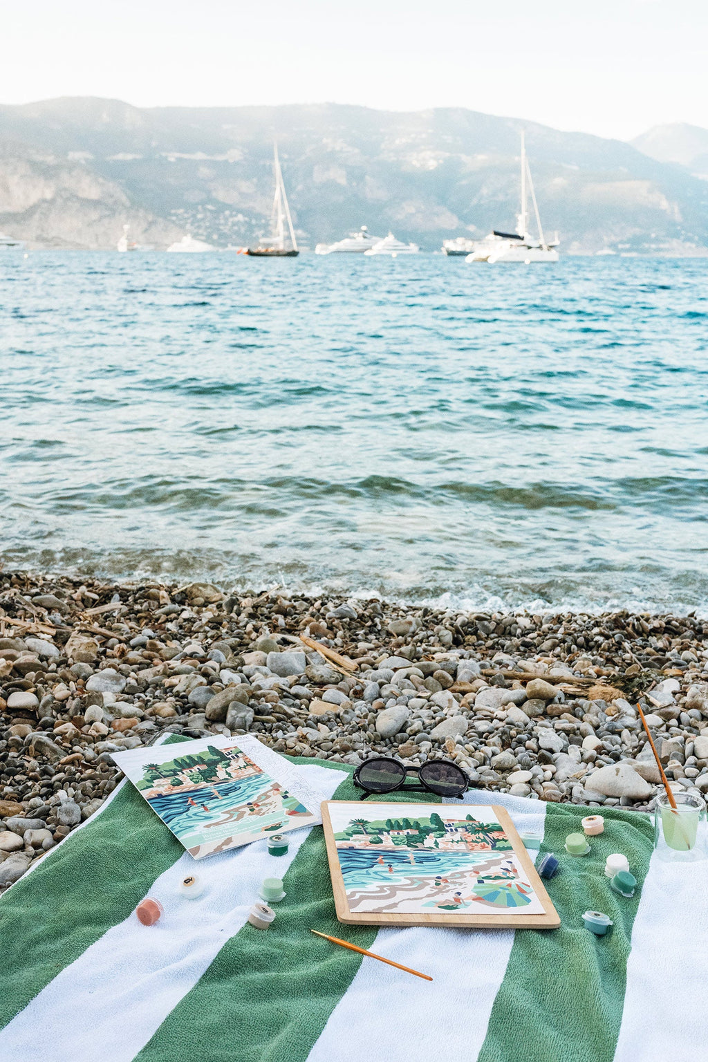 Riviera Romp | 8x10 paint-by-number kit