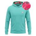 Teal Tropical Performance Hoodie | Lightweight Unisex Moisture-Wicking Athletic Hoodie