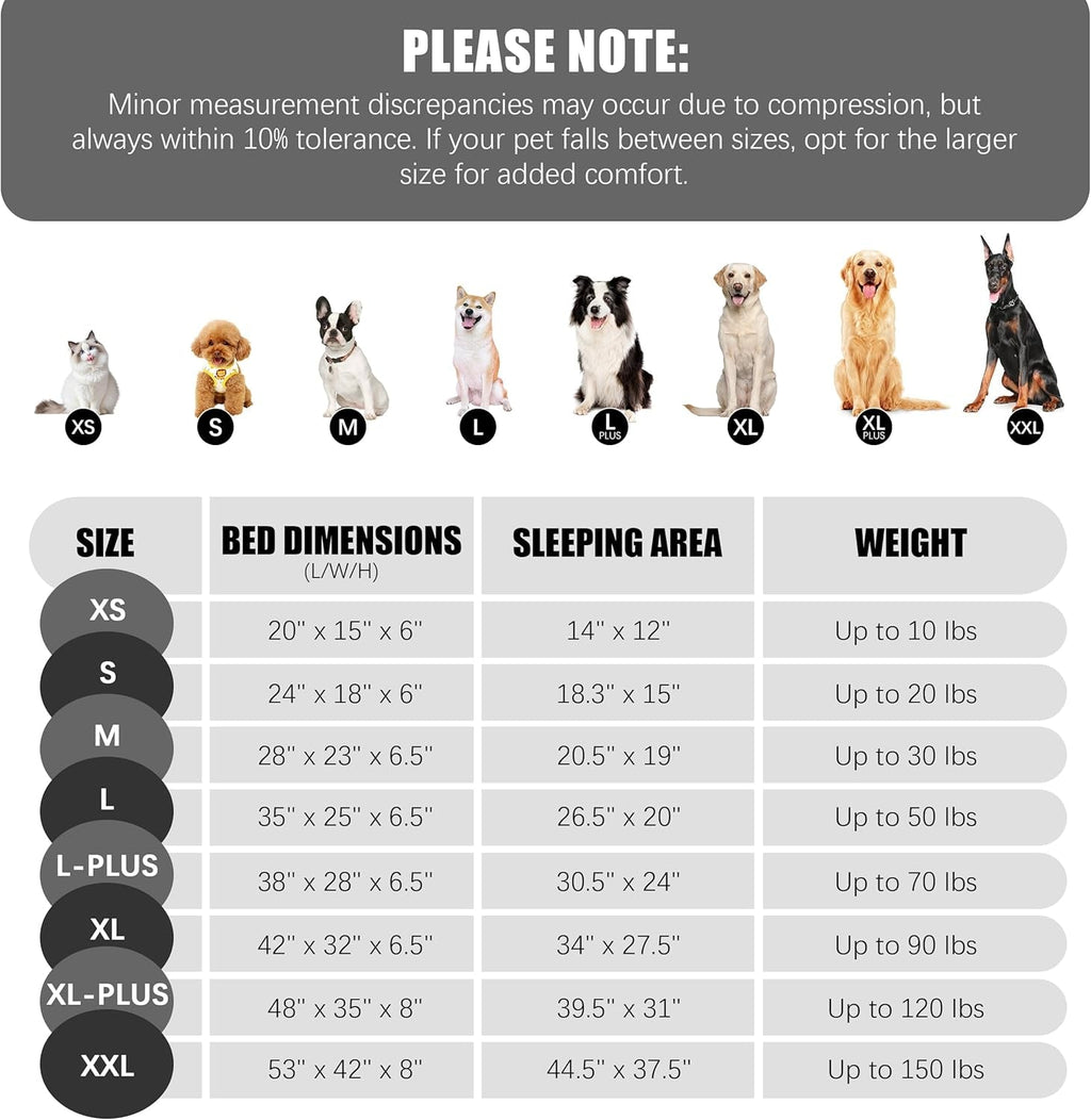 Orthopedic Dog Bed Sofa with Bolster Washable Cover Waterproof Liner