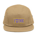 Yoink Embroidered 5-Panel Cap — Casual Streetwear Hat