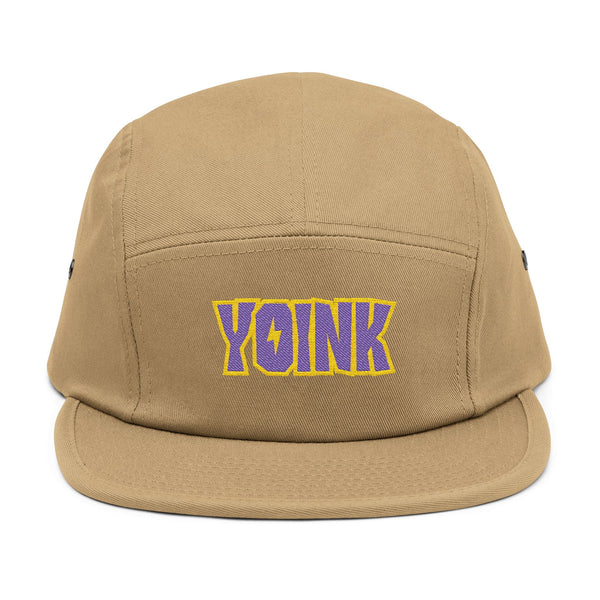 Yoink Hipster Hat — Embroidered 5-Panel Cap