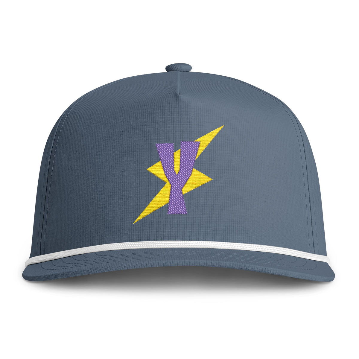 Yoink Sunwashed Rope Cap — Embroidered Bolt