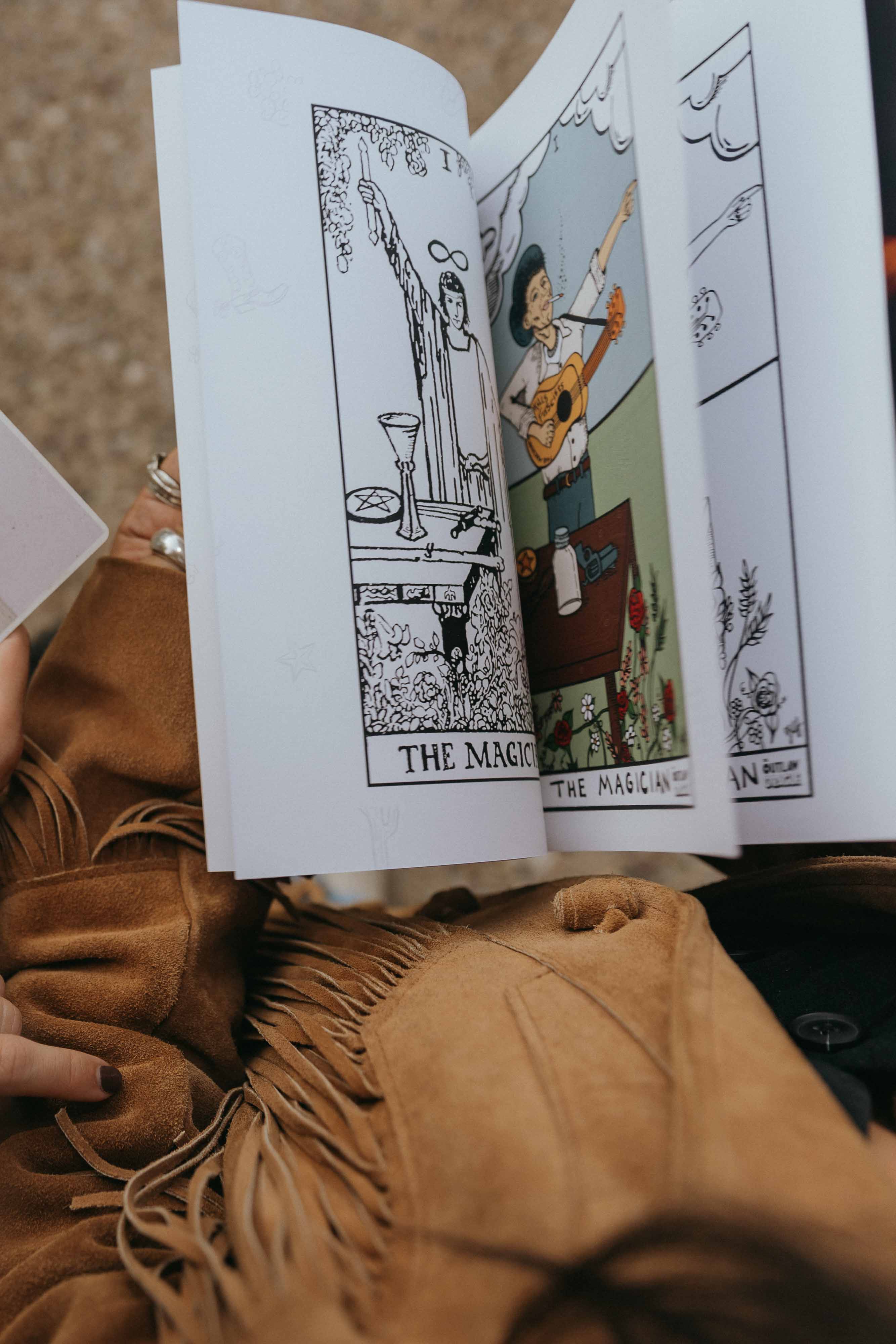 The Honky Tonk Tarot Colorin' Book - First Edition