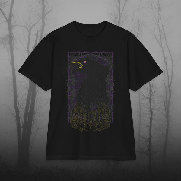Yoink Doom Crow Tee — Heavyweight Oversized Cotton Tee