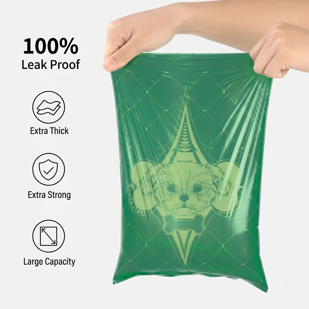 Poop Bags With Dispenser Kit