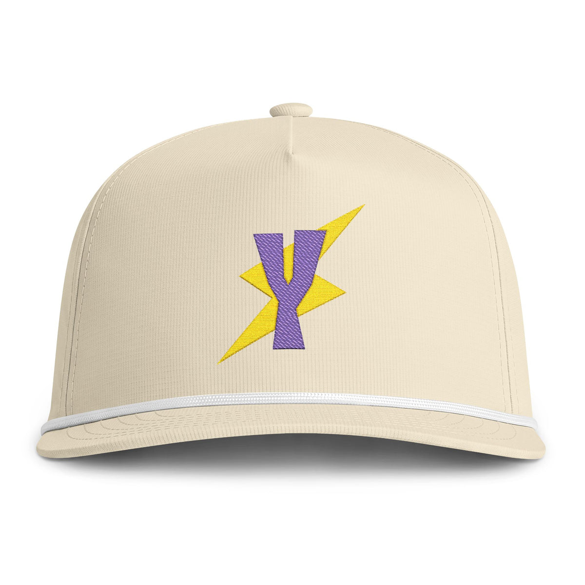 Yoink Sunwashed Rope Cap — Embroidered Bolt