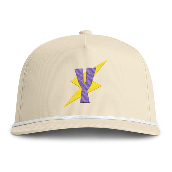 Yoink Sunwashed Rope Cap — Embroidered Bolt