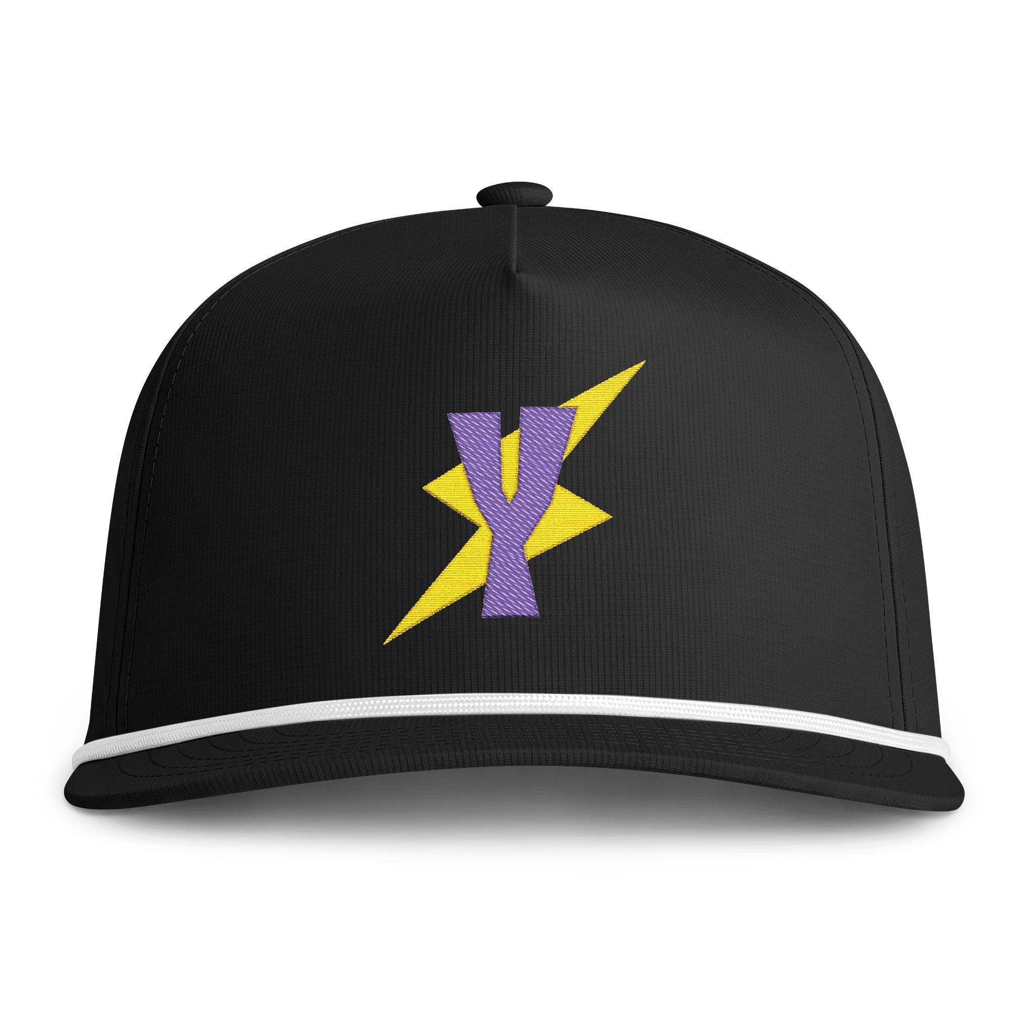 Yoink Sunwashed Rope Cap — Embroidered Bolt
