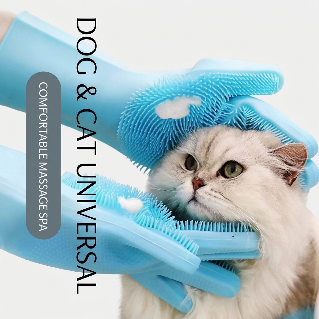 Silicone Pet Grooming Glove