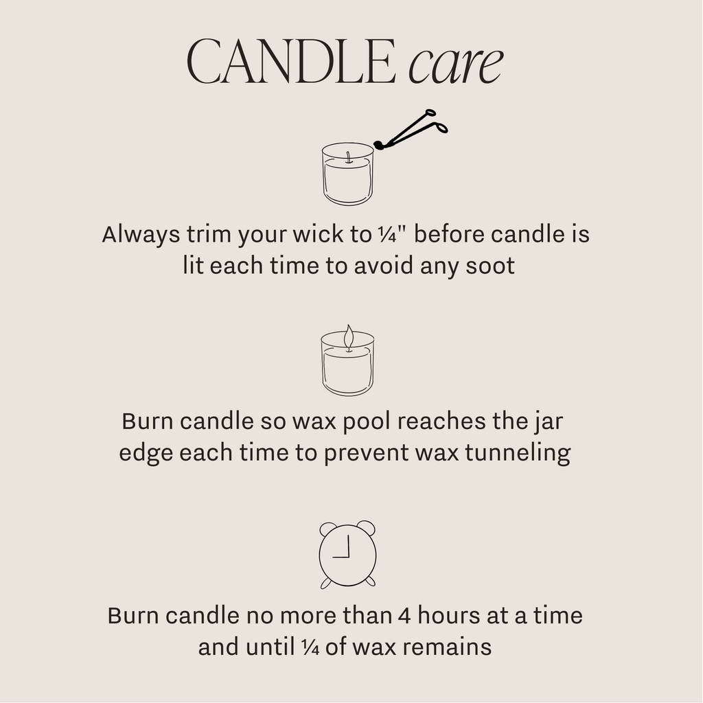 Be Still and Know Soy Candle - Clear Patterned Jar - 9 oz