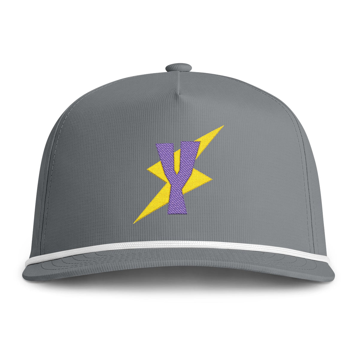 Yoink Sunwashed Rope Cap — Embroidered Bolt