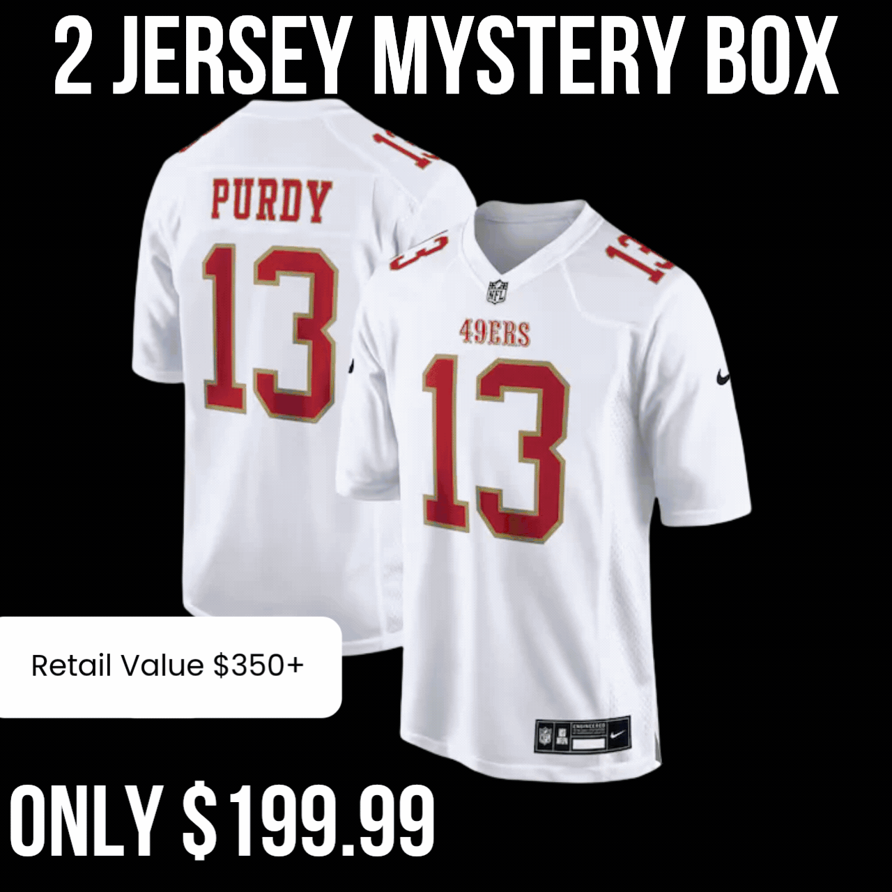 GameDay Sports Jerseys Mystery Box - 2 JERSEYS