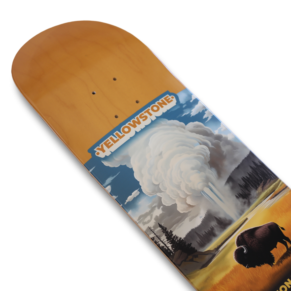 Yellowstone National Park Skateboard Deck 8.25"
