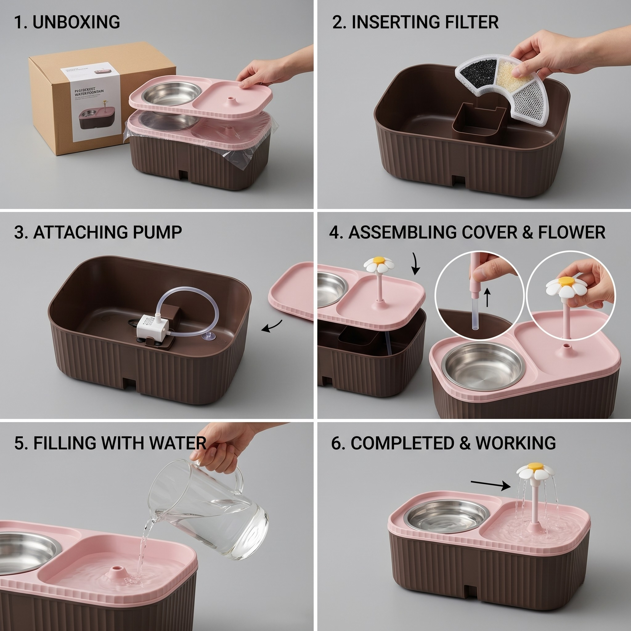 Circulating Pet Water Fountain