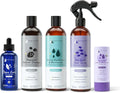 Charcoal Dog Grooming Bundle Natural Shampoo Conditioner Skin Coat Care