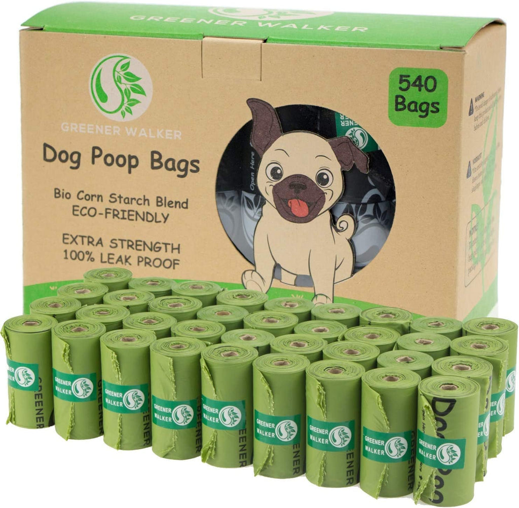 540 Count Dog Poop Bags Extra Thick Leak Proof Waste Bags Refill Rolls