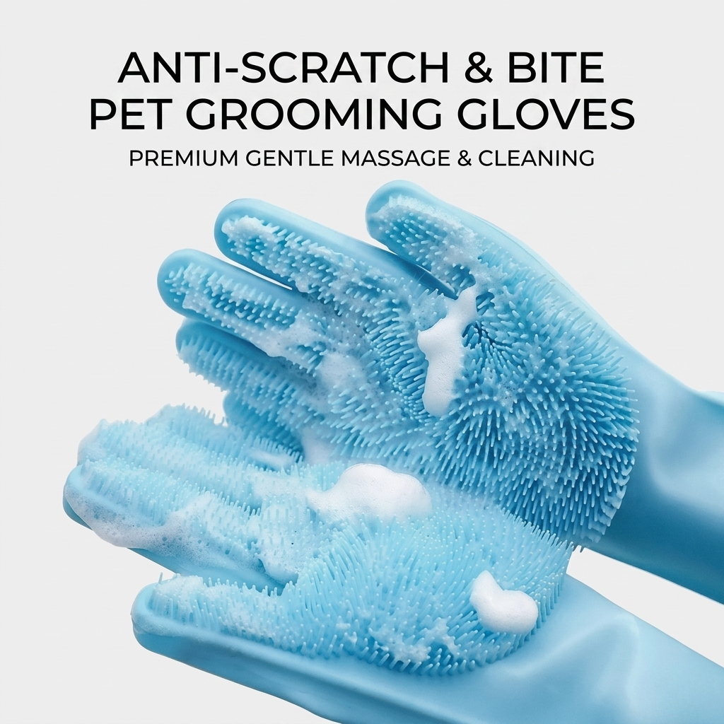 Silicone Pet Grooming Glove