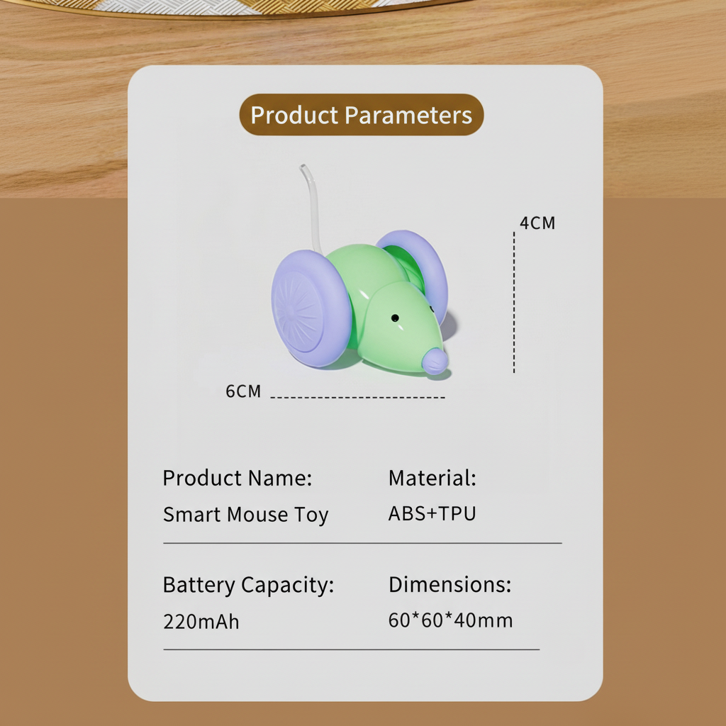 Interactive Mouse Toy for Cats