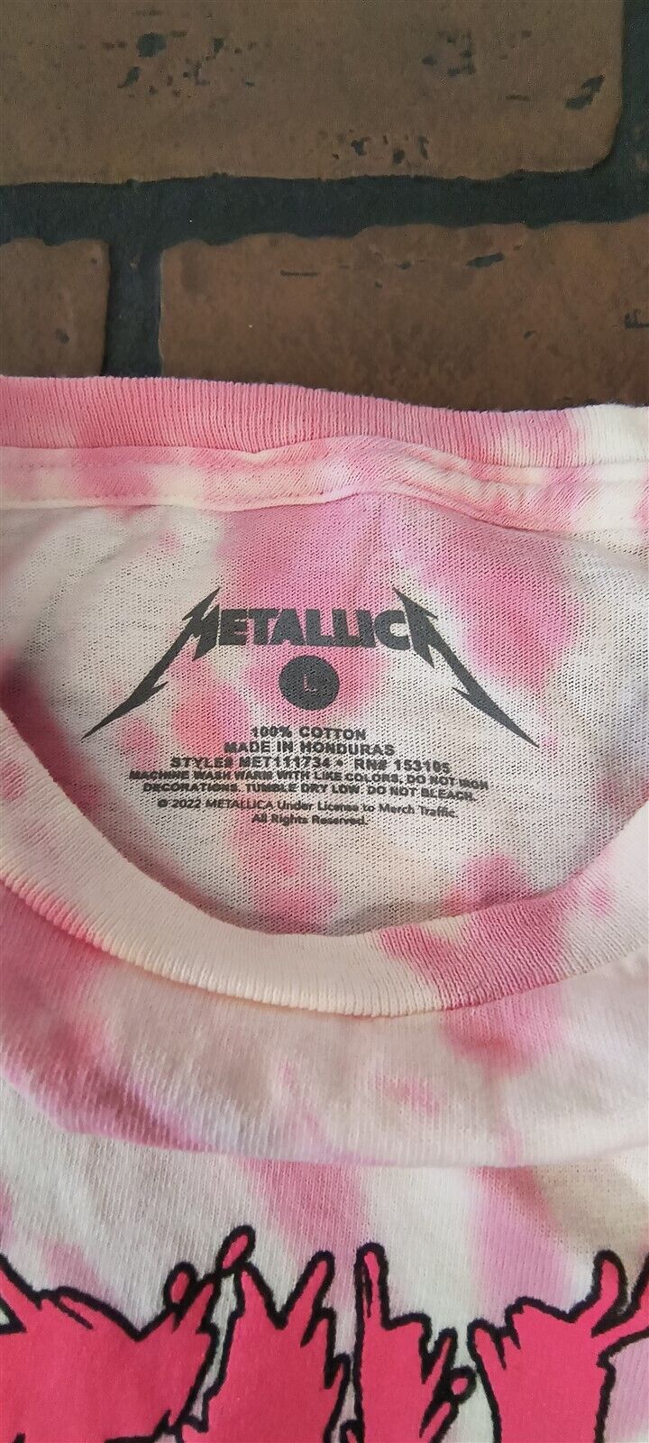 METALLICA - 2022 Pink T-shirt ~Licensed / Never Worn~ XS S M 2XL