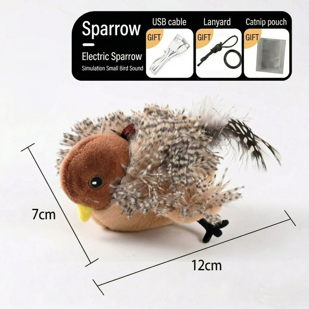 Flapping Bird Interactive Cat Toy