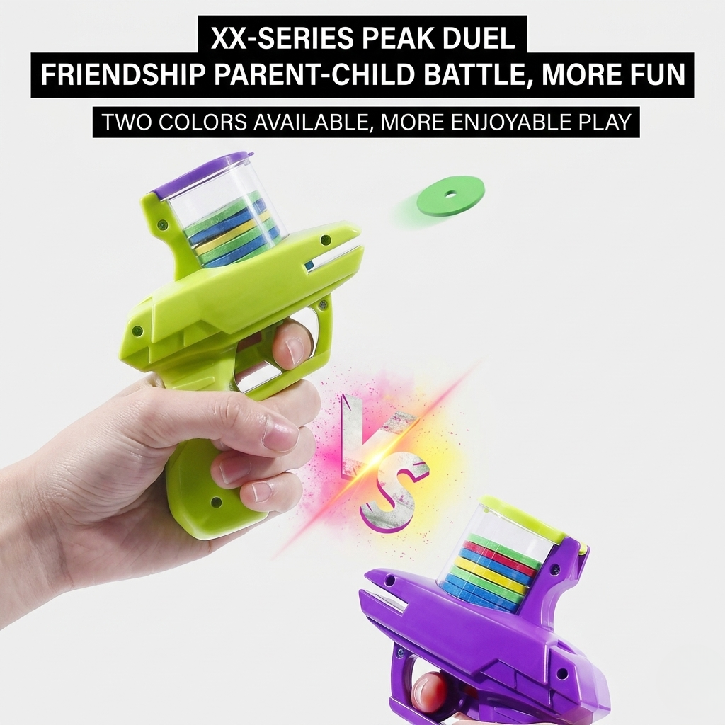 2-in-1 Disc Bullet Launcher Toy