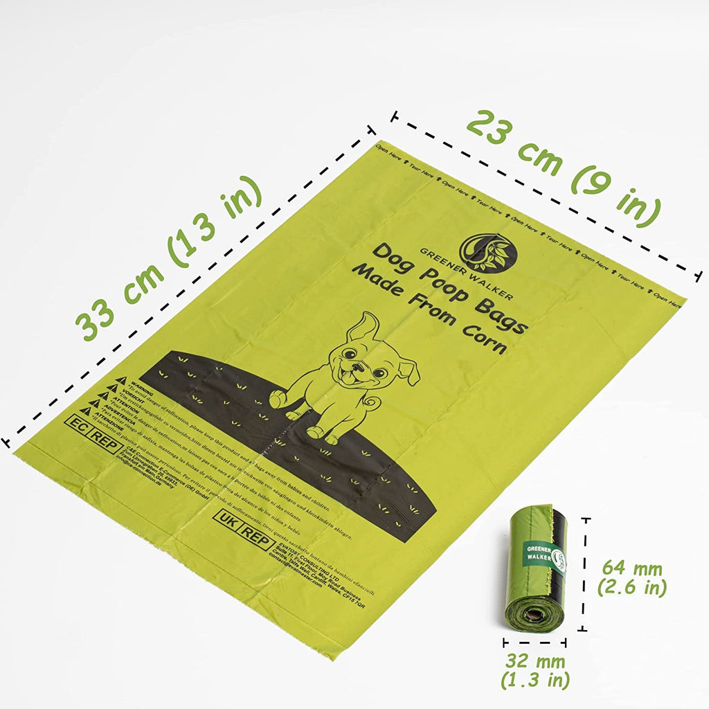 540 Count Dog Poop Bags Extra Thick Leak Proof Waste Bags Refill Rolls