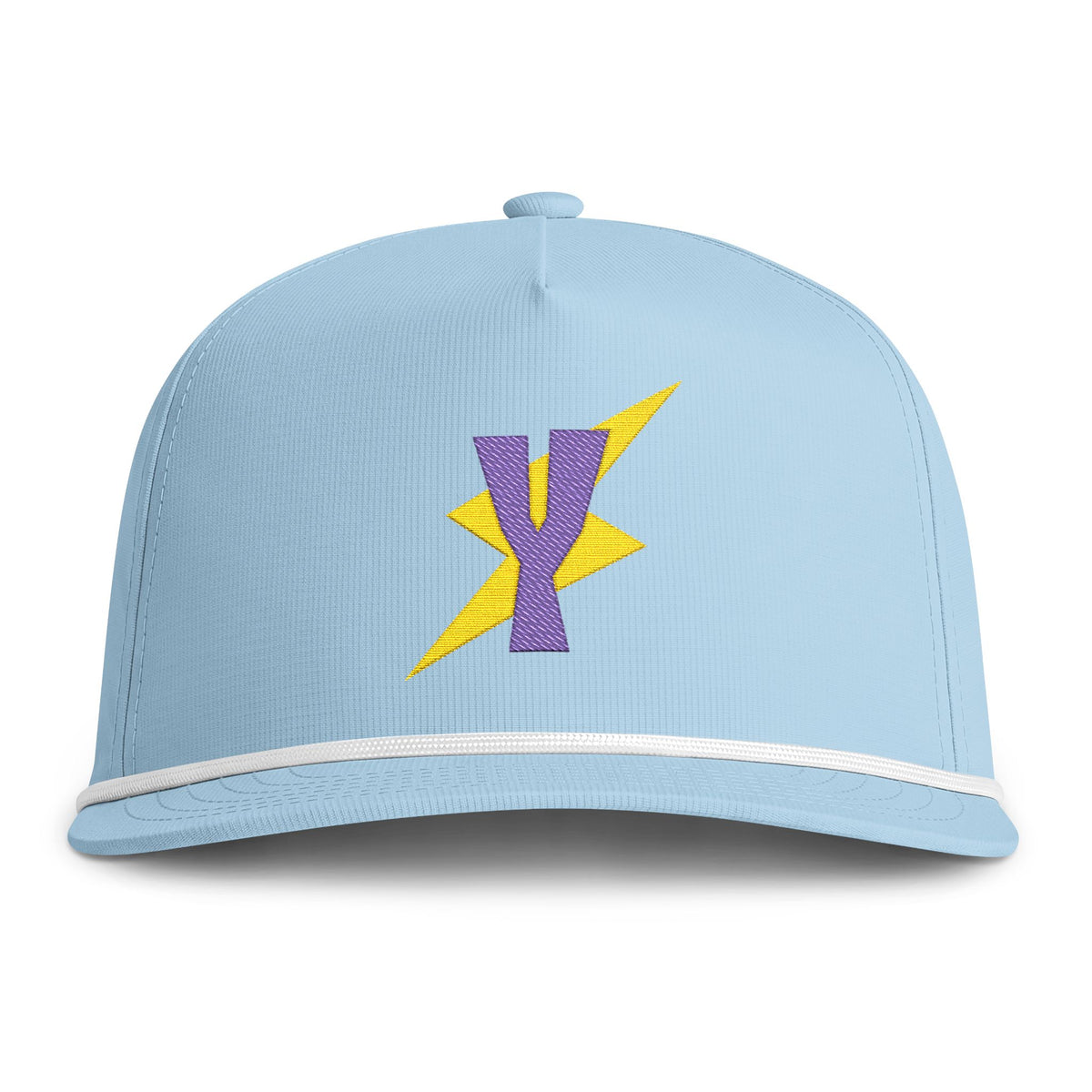 Yoink Sunwashed Rope Cap — Embroidered Bolt