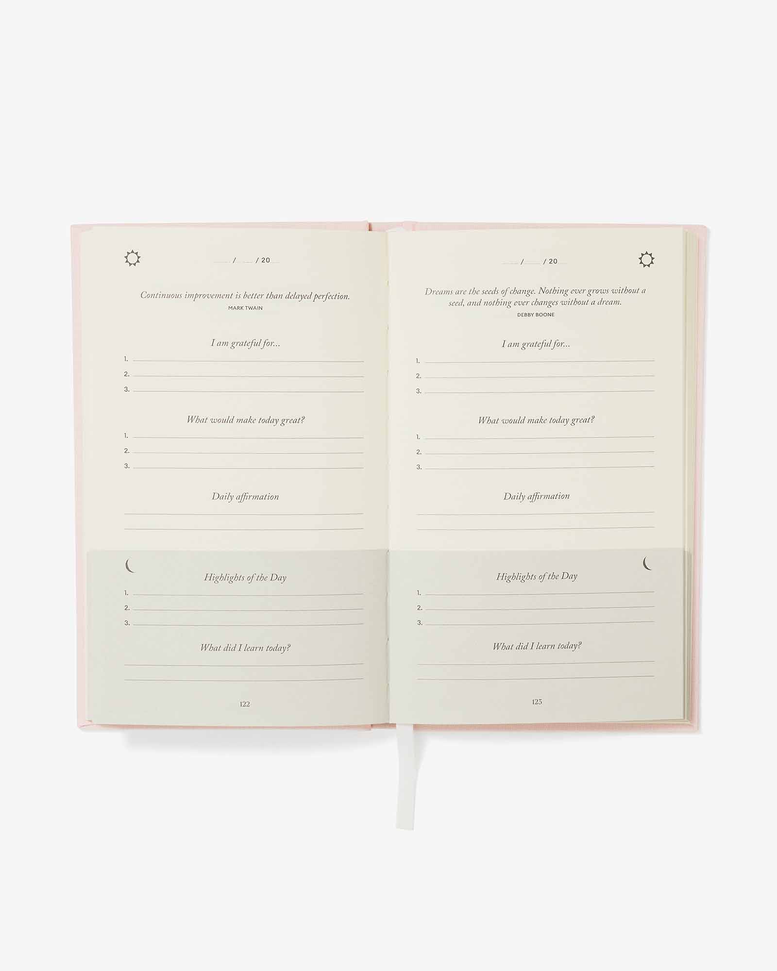 The Five Minute Journal - Blush Pink