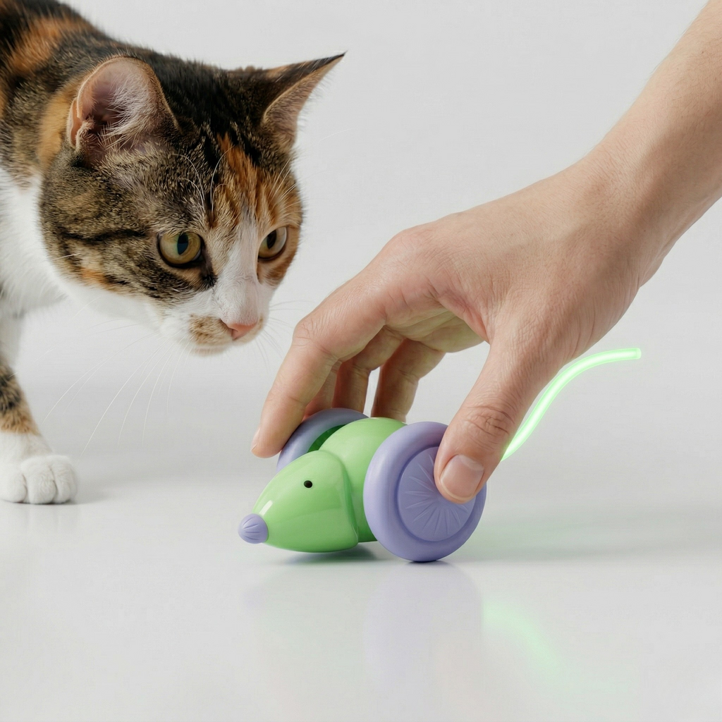 Interactive Mouse Toy for Cats