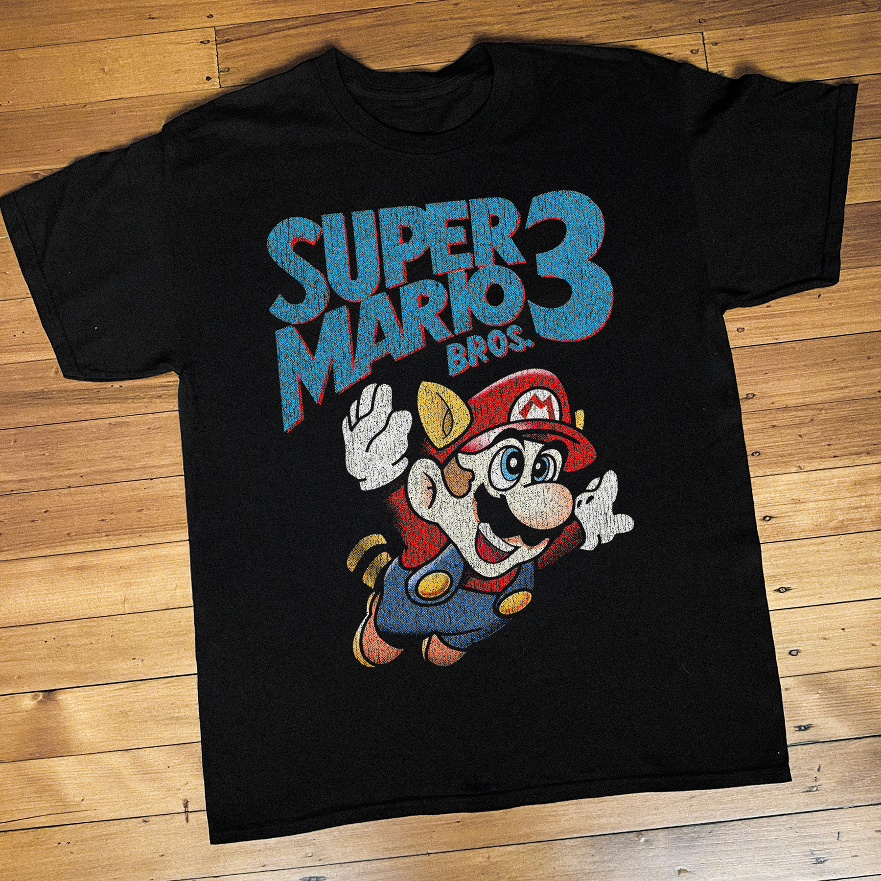 88 Super Mario Bros. 3 Nes Black T-Shirt