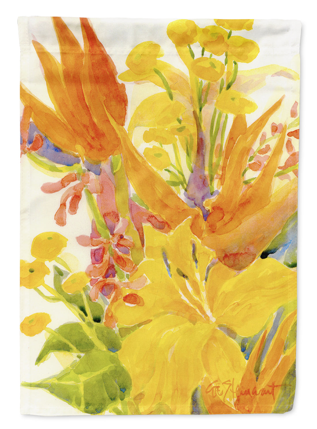 Flower - Bird of Paradise Garden Flag Mailbox Decorative Yard Banner Outside Patio Artwork for Flower Beds, Garden Size, Multicolor