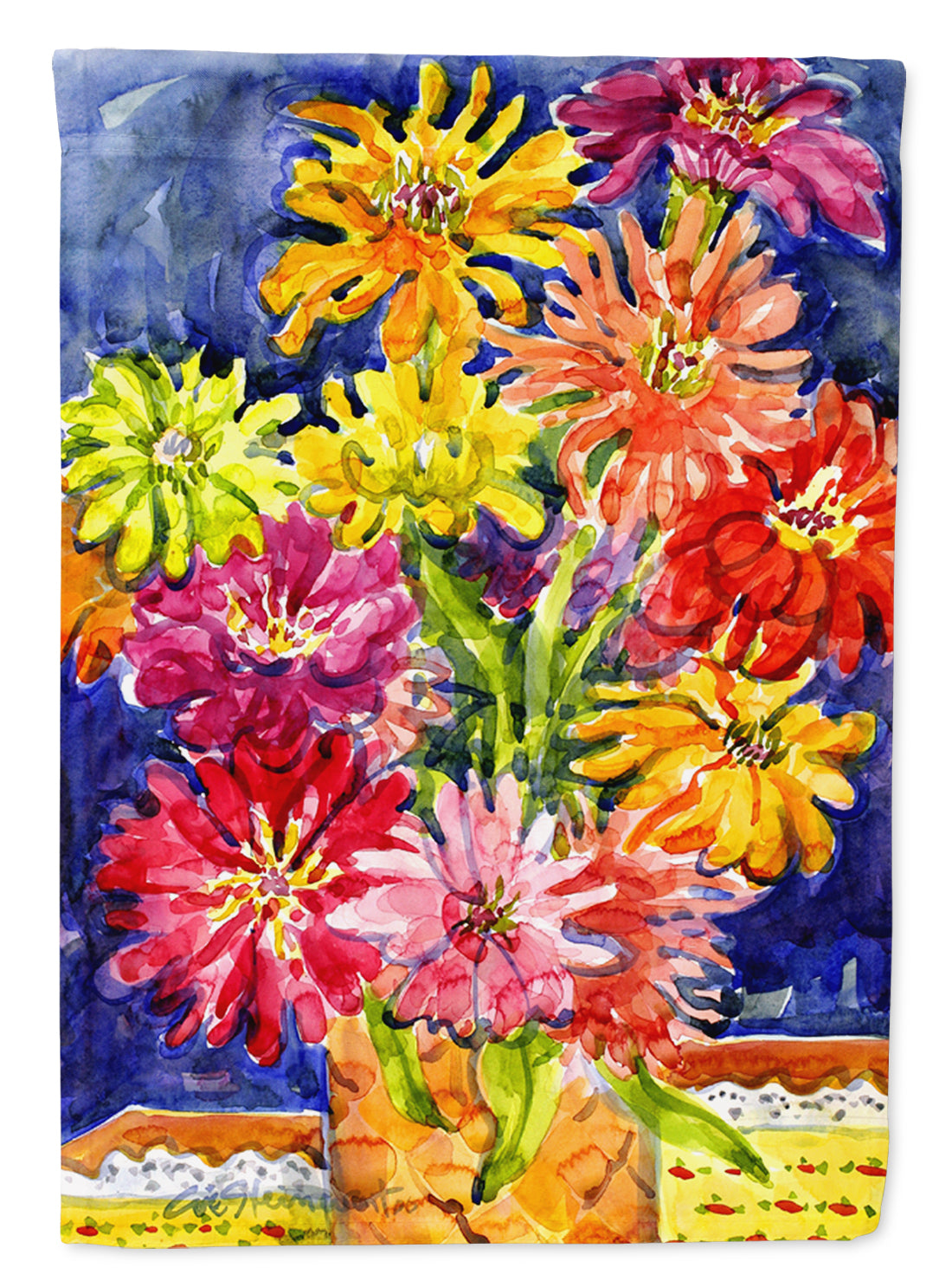 Flower - Gerber Daisies Garden Flag Mailbox Decorative Yard Banner Outside Patio Artwork for Flower Beds, Garden Size, Multicolor