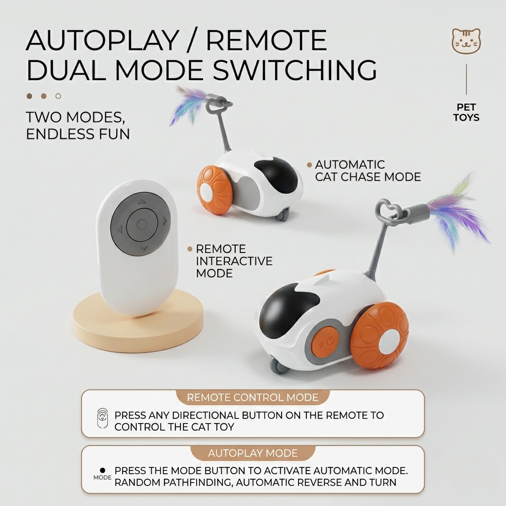 Remote Control Chase Cat Toy