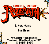 Magic Knight Reyearth English Gameboy Reproduction Cart