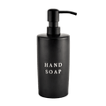15oz Black Stoneware Hand Soap Dispenser