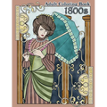 1800s Adult Coloring Book: Renaissance Inspired Fashion and Beauty Coloring Book for Adults - Paperback