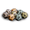 River Pebble Dice (8) - Legend in the Mist