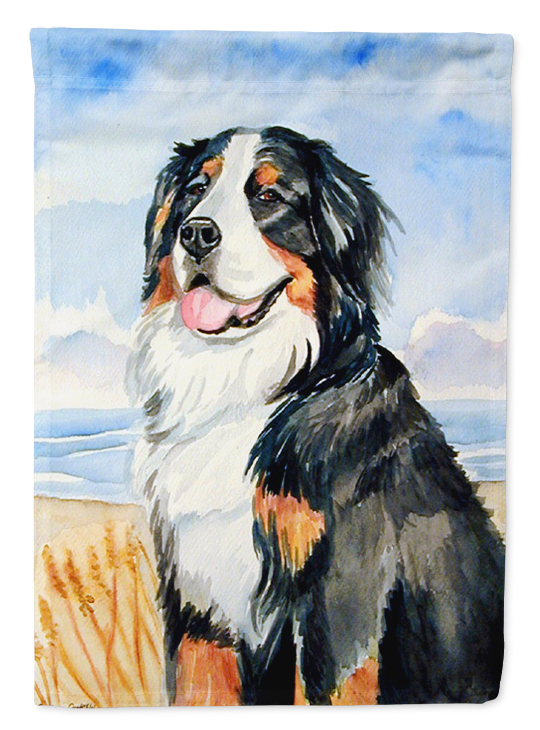 Momma's Love Bernese Mountain Dog Garden Flag Mailbox Decorative Yard Banner Outside Patio Artwork for Flower Beds, Garden Size, Multicolor
