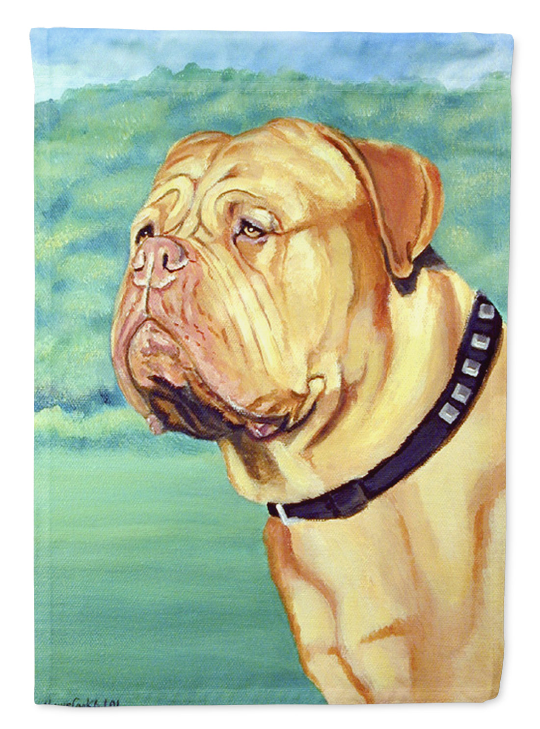 Dogue de Bordeaux Garden Flag Mailbox Decorative Yard Banner Outside Patio Artwork for Flower Beds, Garden Size, Multicolor