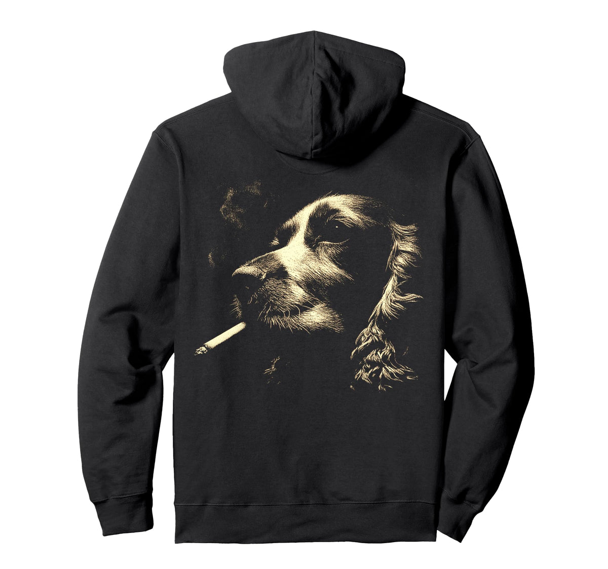 English Cocker Spaniel Smoking Hoodie - Streetwear Style Men Women