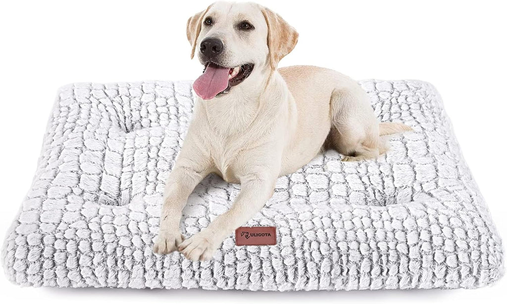 Dog Crate Bed Pad Soft Plush Washable Kennel Mat Anti Slip 24x18 For Small Dogs