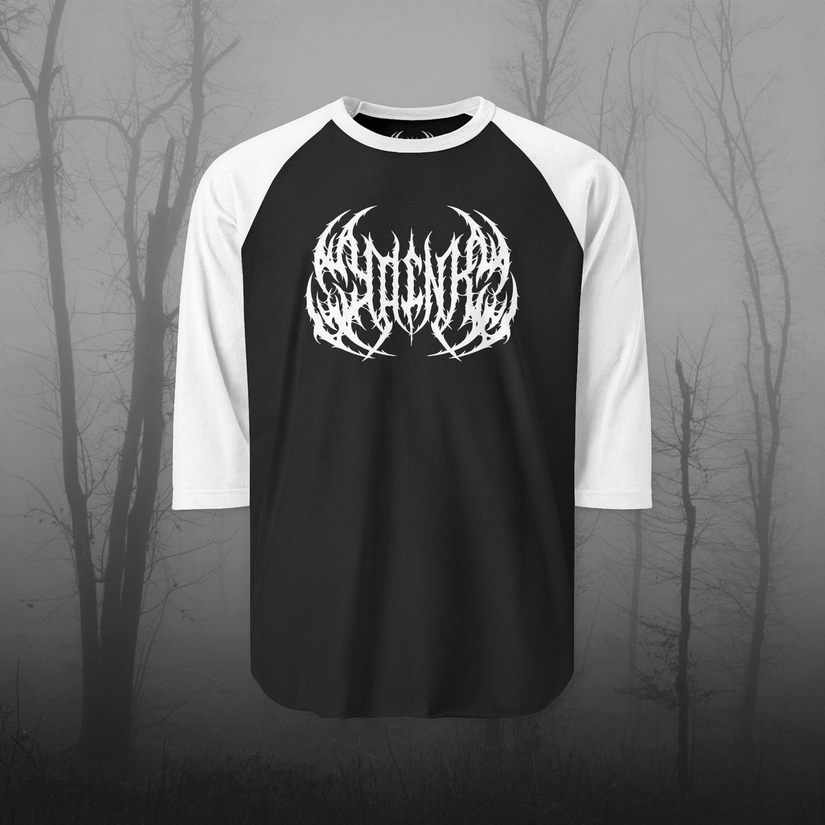 Yoink Metal Band Name Baseball Tee