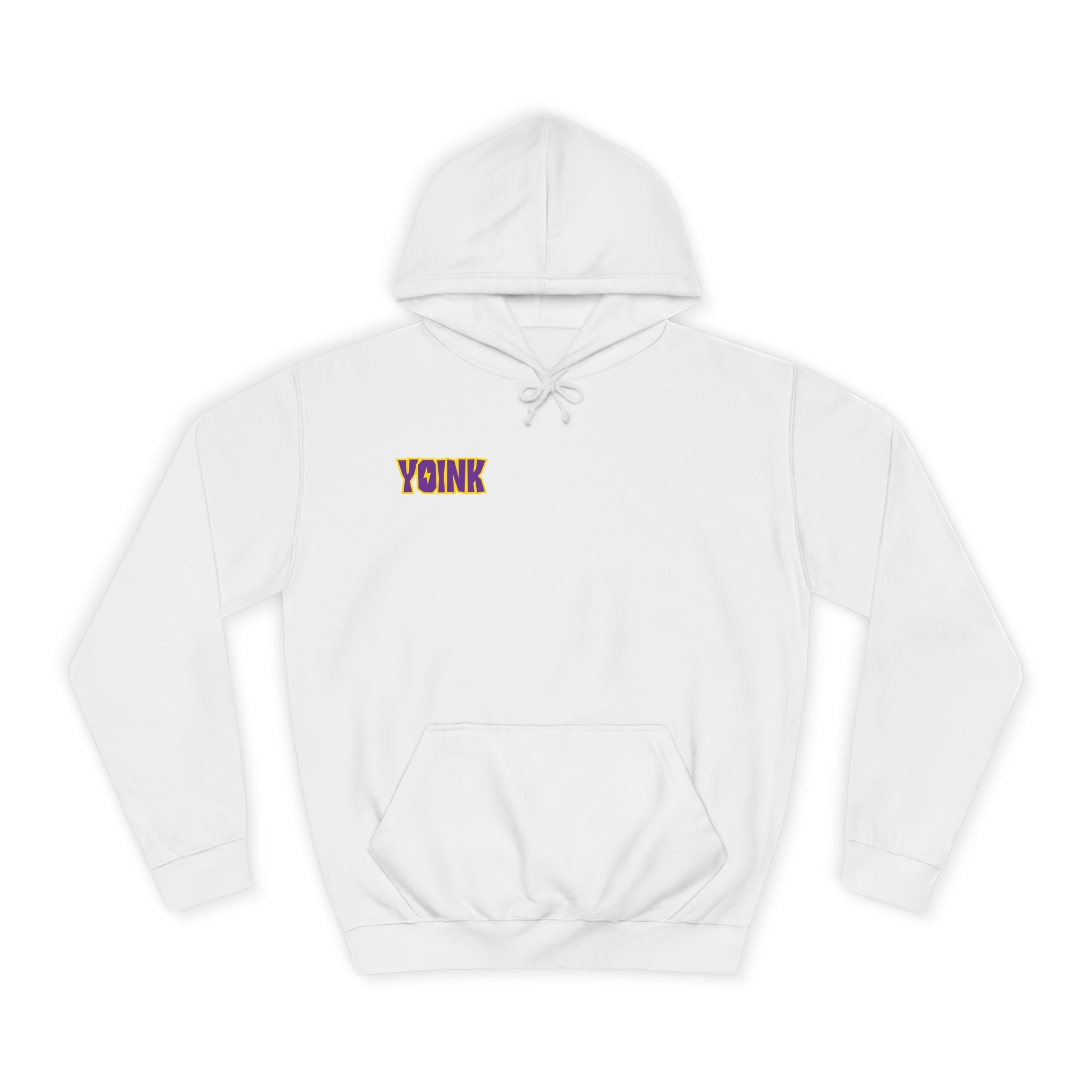 Yoink College Hoodie — Cute Mascot Cartoon Duck Graphic Pullover