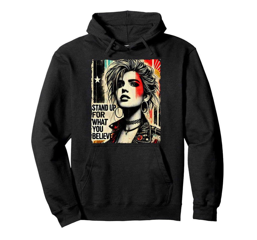 Punk Graffiti 90S Grunge Colorful Hoodie - Unique Graphic Men Women
