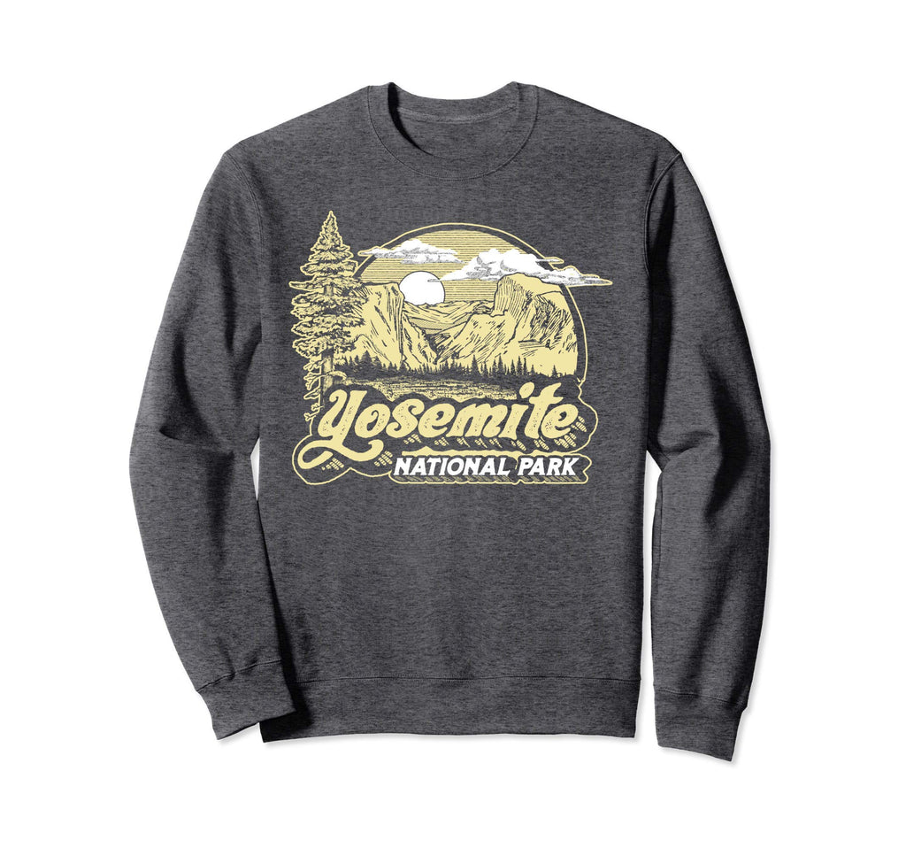 Yosemite National Park Eighties 80S Sweatshirt - Graphic Print Men Women