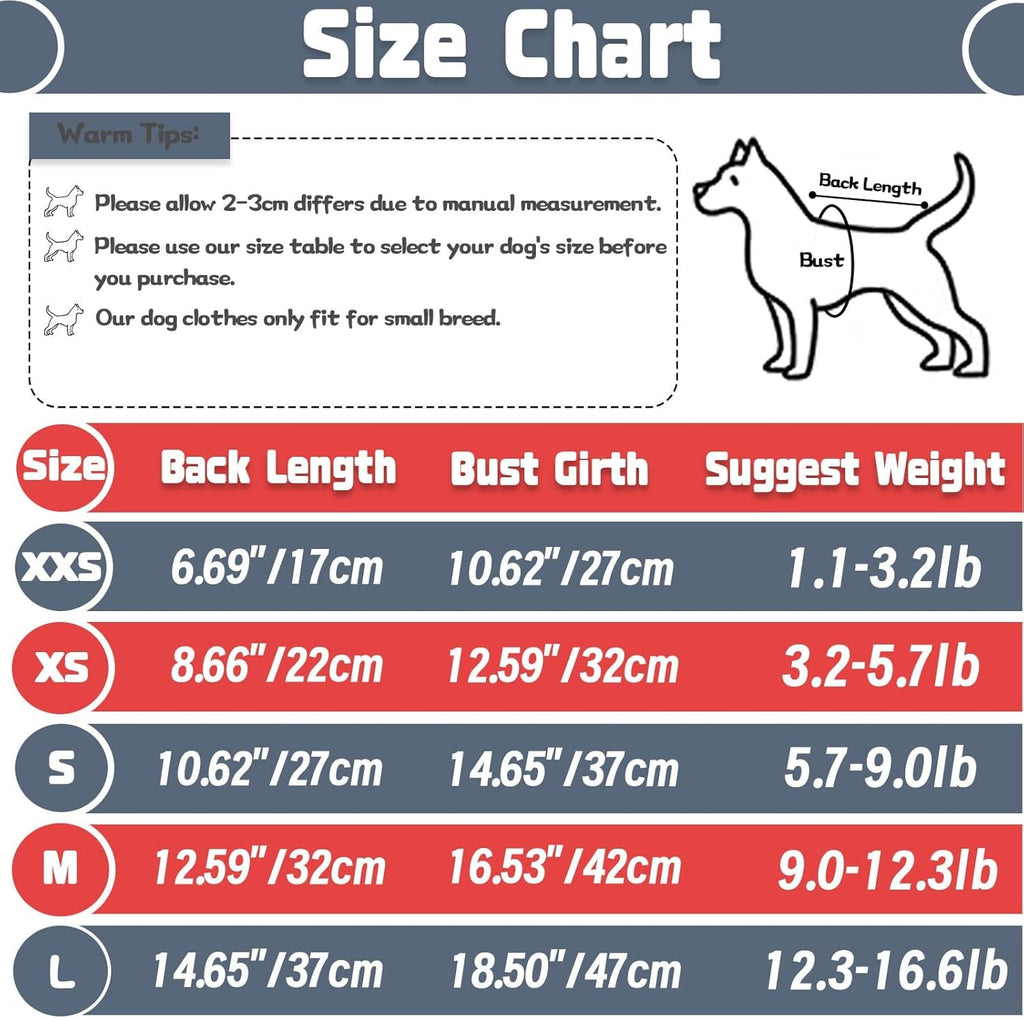Small Dog Shirts — Cute Puppy Clothes for Chihuahua, Yorkie & Small Breeds | 4-Pack