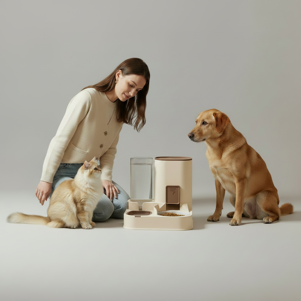 Gravity Auto Feeder & Water Station