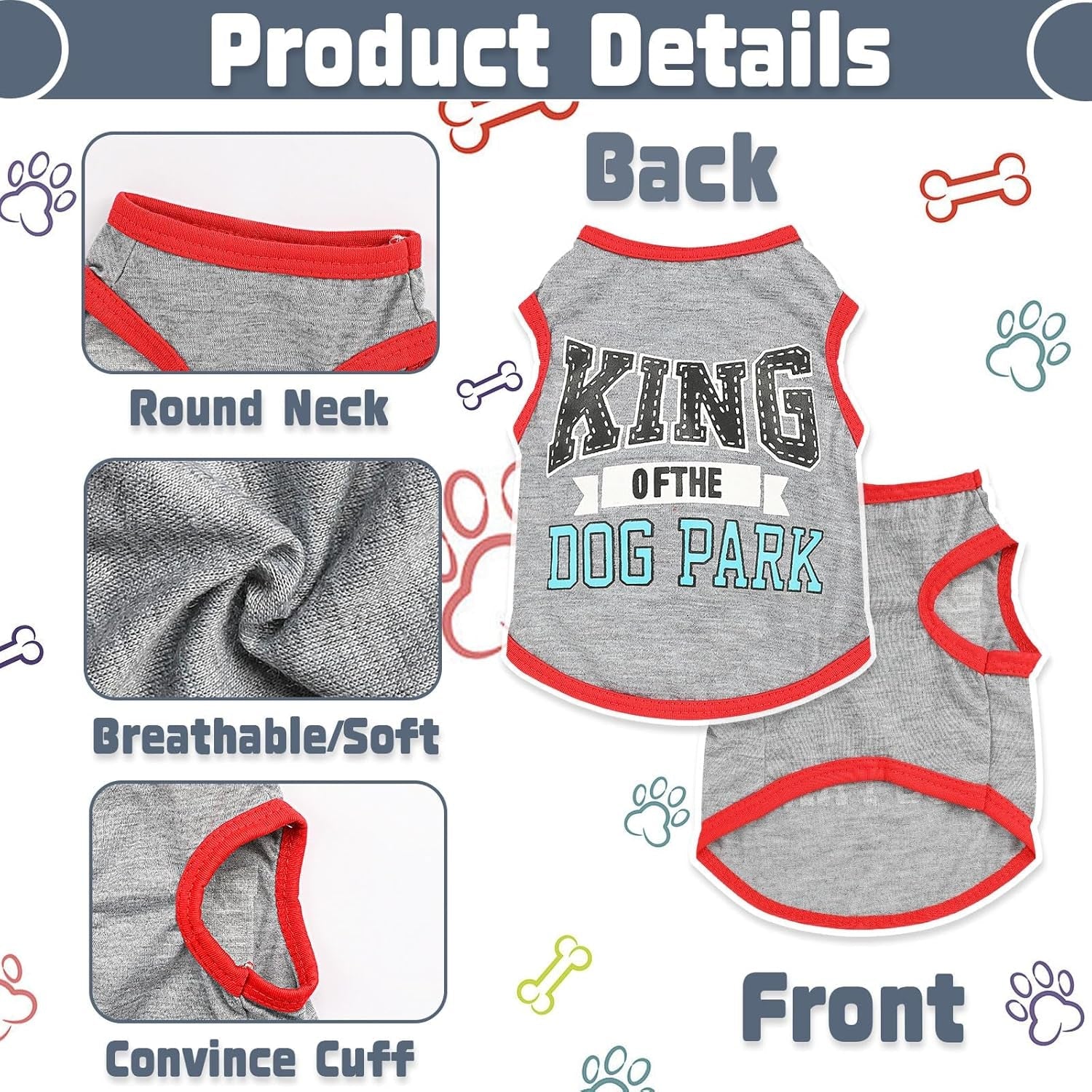 Small Dog Shirts — Cute Puppy Clothes for Chihuahua, Yorkie & Small Breeds | 4-Pack